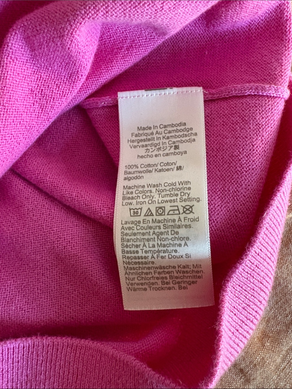 J. Crew Factory Pink Short-Sleeve Crewneck Sweater - Picture 3 of 7